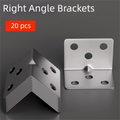 Stainless Steel L-Shaped Corner Brackets 10/20 Pack – DIY