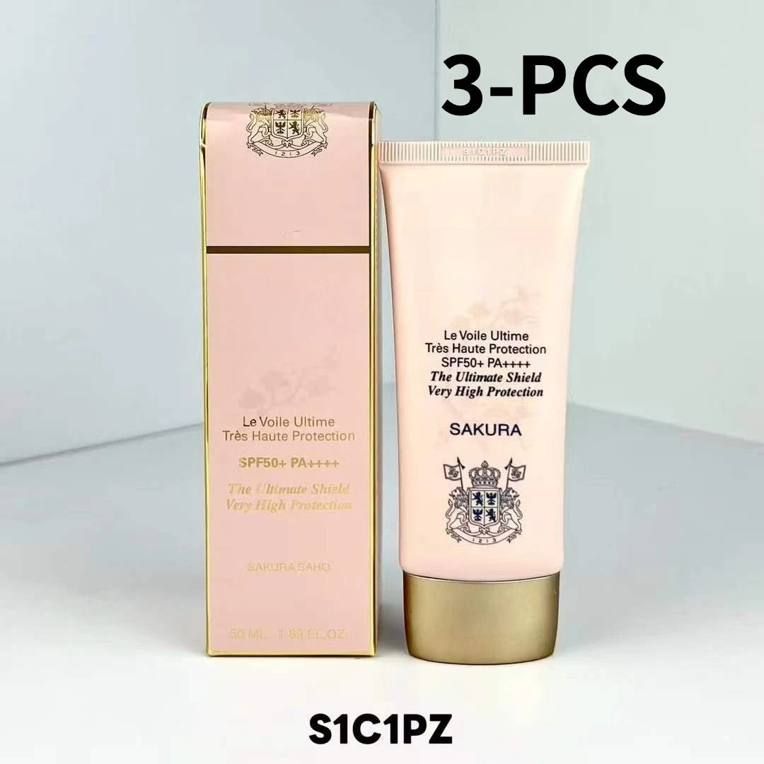 Sunscreen Face Cream SPF50+ PA++++ 50ml Makeup Tool Kits Oasis Select 3-pcs