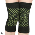 1Pair Self Heating Knee Braces Sleeve Tourmaline Knee Support Far Infrared Keep Warm Knee Pads Leg Knee Warmer Oasis Select Black