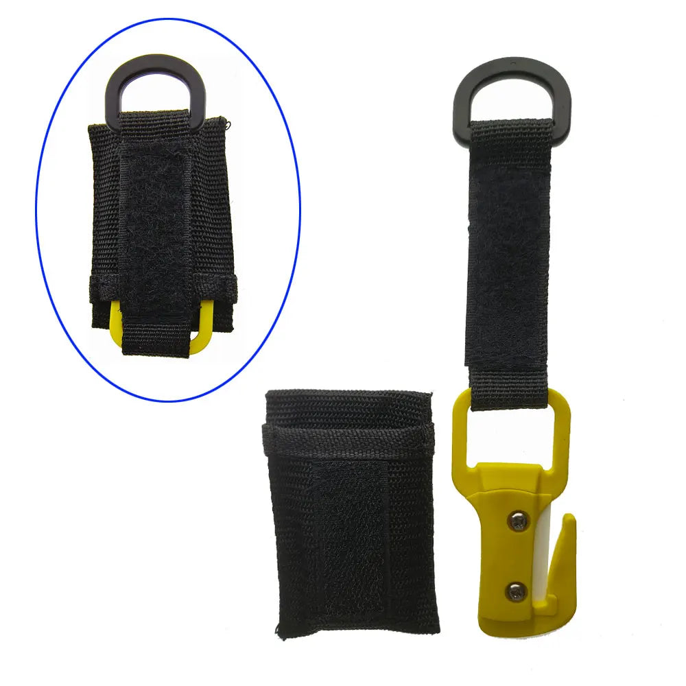 Ceramic Blade Scuba Diving Single Edged Cutter Line Net Cable Cutting Knife Twin Cut Diving Life Safety Equipment Oasis Select