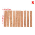 10Pcs Clarinet Cork Saxophones Clarinet Neck Cork Joint Sheets for Saxophones Musical Instruments Accessories Oasis Select B
