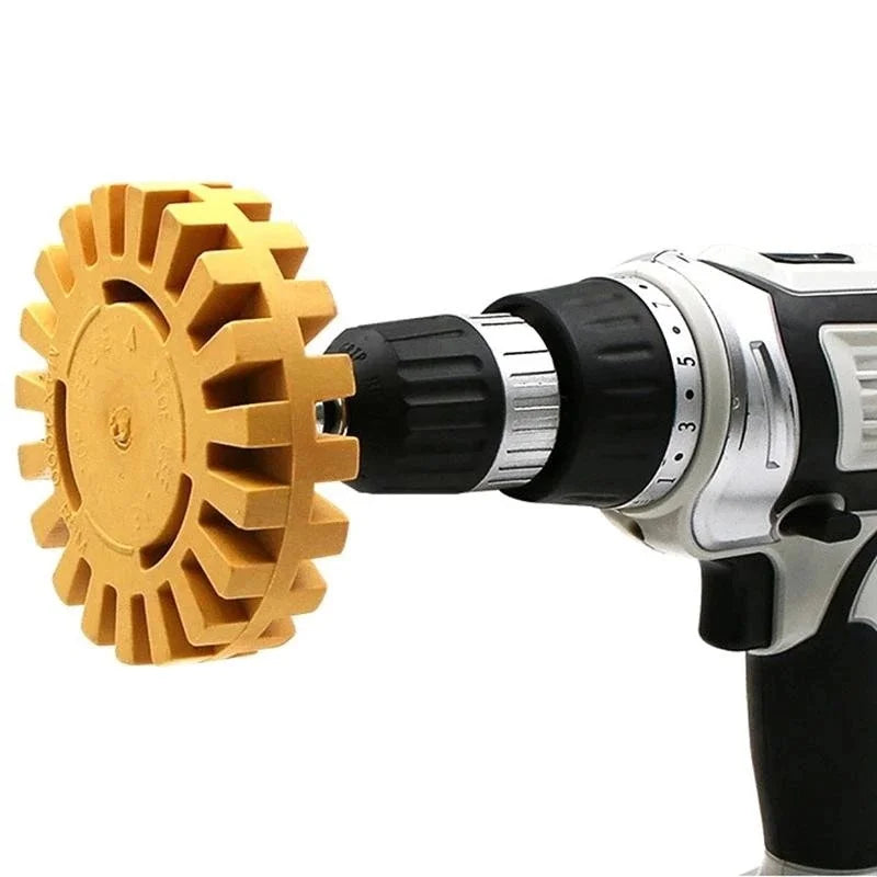 Car Decal Remover Eraser Wheel Rubber Disc For Electric Drill Rotary Car Surface Sticker Removal Tool Rubber Polishing Wheel20mm Oasis Select