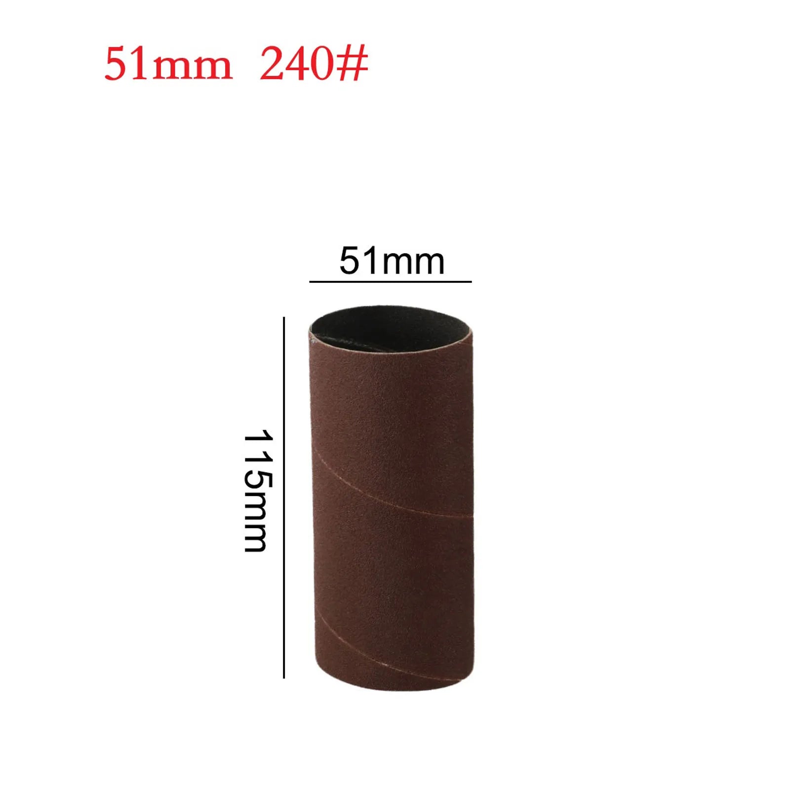 115mm Sanding Drum Sleeves Sanding Paper Drum Polishing Tools 80/150/240 Grit Sandpaper For Metal Woodworking Polishing Oasis Select 38mm 240Grit