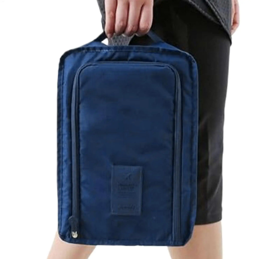 Waterproof Travel Shoe Bag – Foldable Polyester Organizer