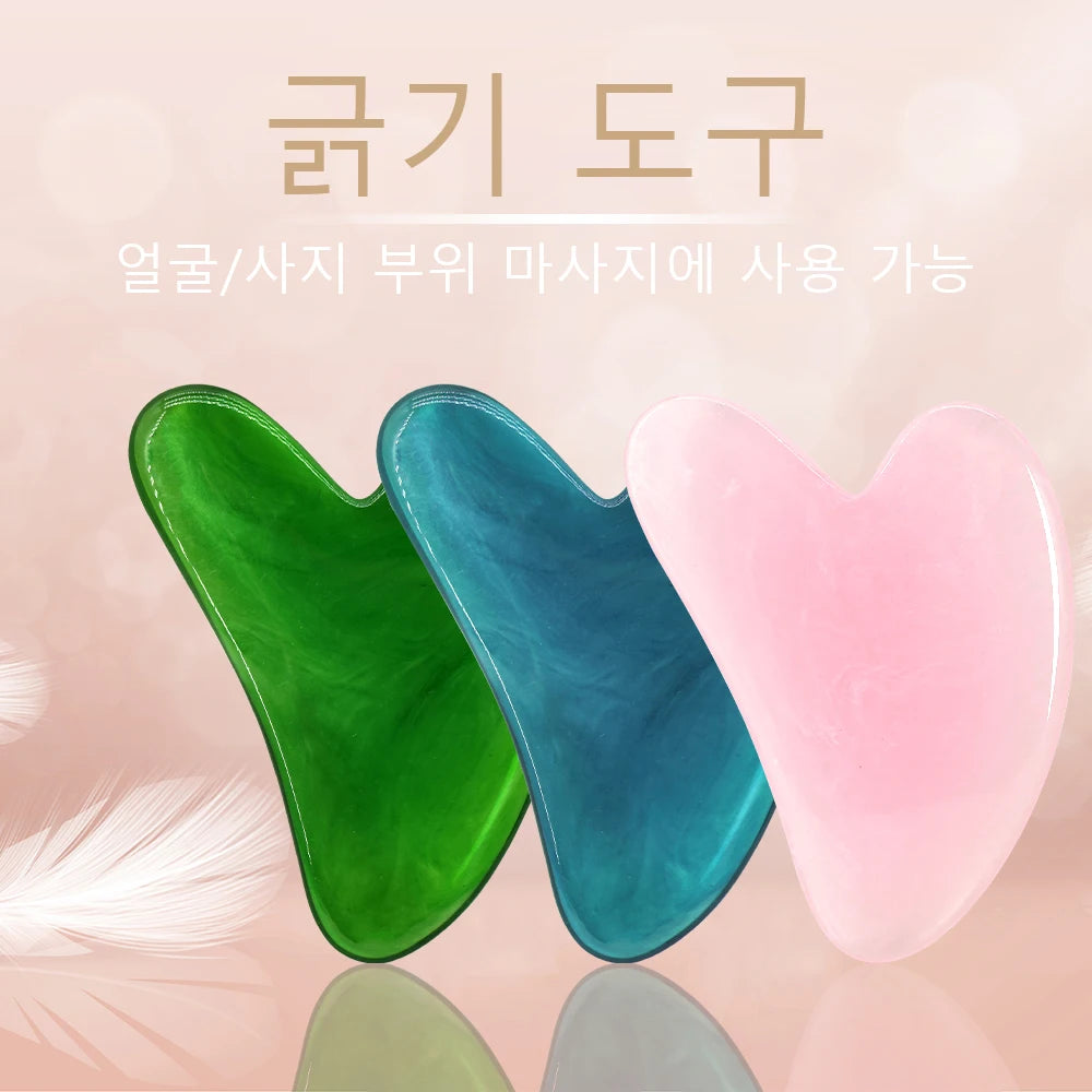 Natural Rose Quartz Gua Sha Tool Facial Massage Scraper for Skin Lifting & Tension Relief Ideal for Daily Skincare Routine Oasis Select