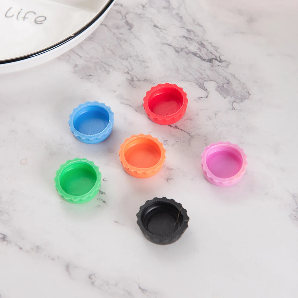 6-Pack Silicone Bottle Caps – Vacuum Seal Champagne & Beer