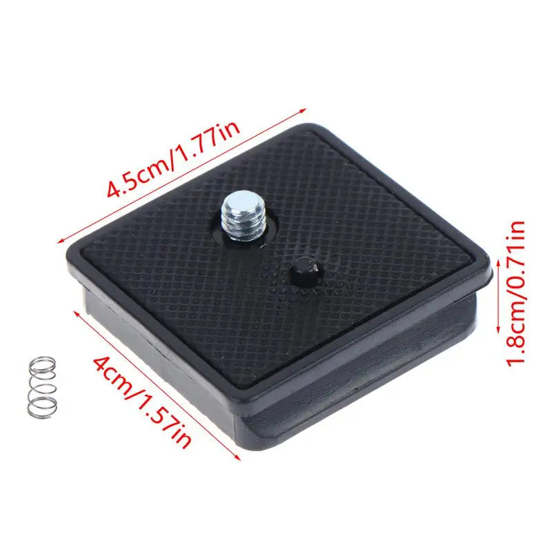 Premium ABS Metal Camera Quick Release Plate Tripod Mount Adapter Standard 1 4 Inch Screw Compatible With Most Cameras Oasis Select