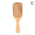 Bamboo Hair Brush,Natural Wooden Bamboo Comb Paddle Detangling Hair Brush Wide-tooth And Tail Comb For Thick/Thin/Curly/Dry Hair Oasis Select C