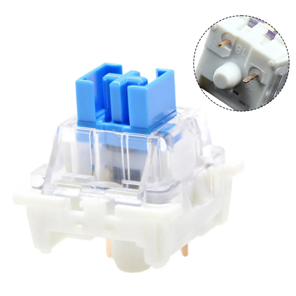 50Pcs Keyboard Switch Keyboard Clicker Key Replacement 3 Pin Tactile Switch 2 FOR KA Plastic For Electrical Equipment Tools Oasis Select