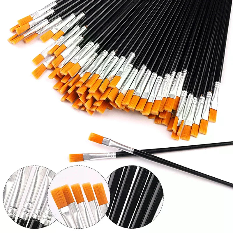 50pcs Painting Brushes For Painting Handcraft Arts And Craft For Artistic Multifunction Hook Line Painting Equipment Oasis Select