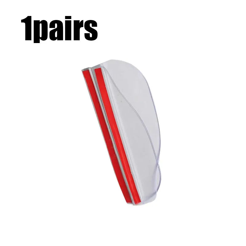 1/2/3/4pairs Car Rearview Mirror Rain Eyebrow Carbon Fiber Universal Car Rain Shield Reversing Mirror Rain Cover Car Accessorie Oasis Select 1pairs Transparent