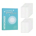 400pcs transparent round acne patch, tasteless, day and night concealer - suitable for all skin types Oasis Select 400pcs