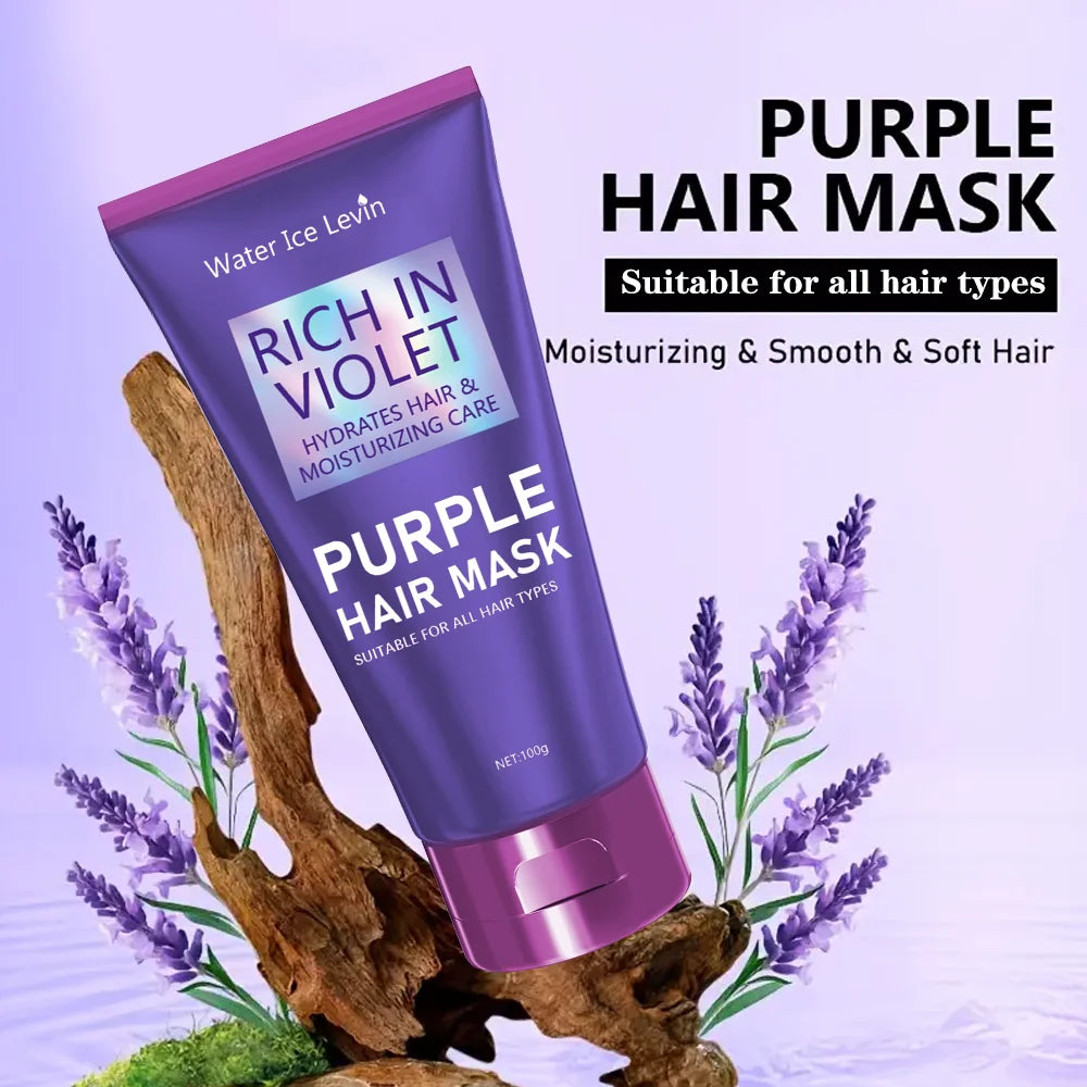 Purple Keratin Hair Mask – Repair Dry, Frizzy & Damaged Hair Keratin Hair Mask Oasis Select