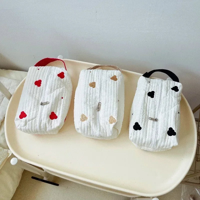 Cartoon Pattern Large Capacity Tissue Pouch Hanging Car Tissue Box Stroller Wipes Bag Storage Organizer Household Goods Oasis Select