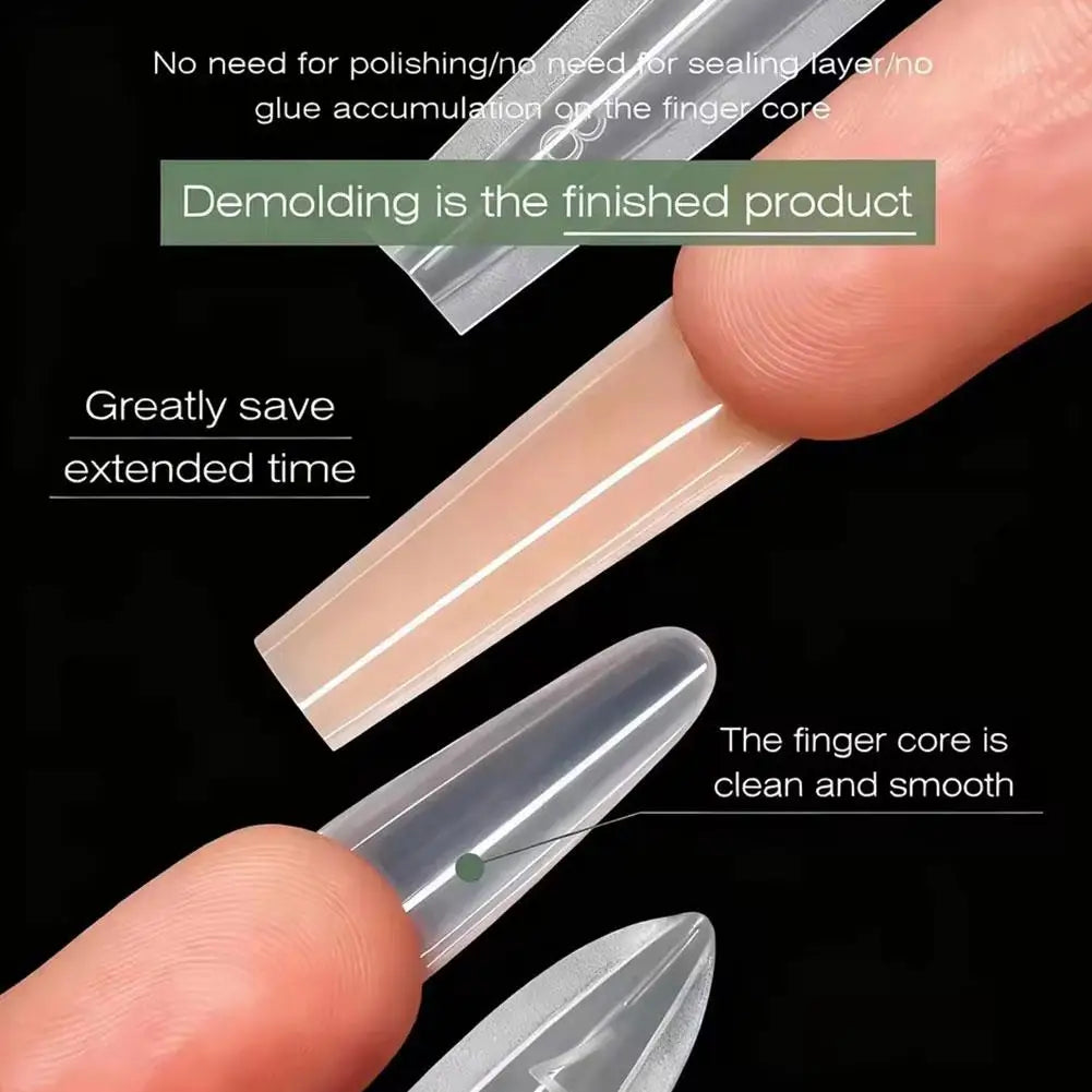 280Pcs Sandwich Dual Forms Nail Mold – 14 Sizes Extension Kit Nail Extension Forms Oasis Select