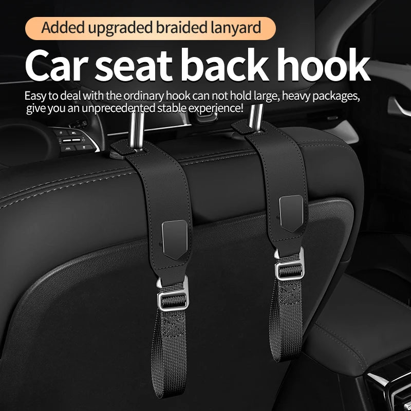 Car Headrest Hook Organizer – Universal Seat Back Hanger
