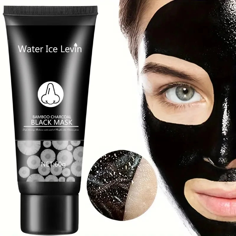 Bamboo Charcoal Peel-Off Black Mask – Blackhead & Pore Cleanser Peel-Off Face Mask Oasis Select