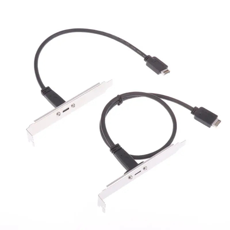 1 Piece Type-E To USB-C Type C Female Connector Extension Wire Cable With Panel Mount Screw 30/50cm USB 3.2 Front Panel Header Oasis Select