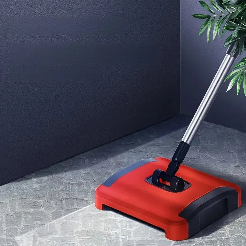 Hand Push Carpet Floor Sweeper – Pet Hair & Dust Cleaner