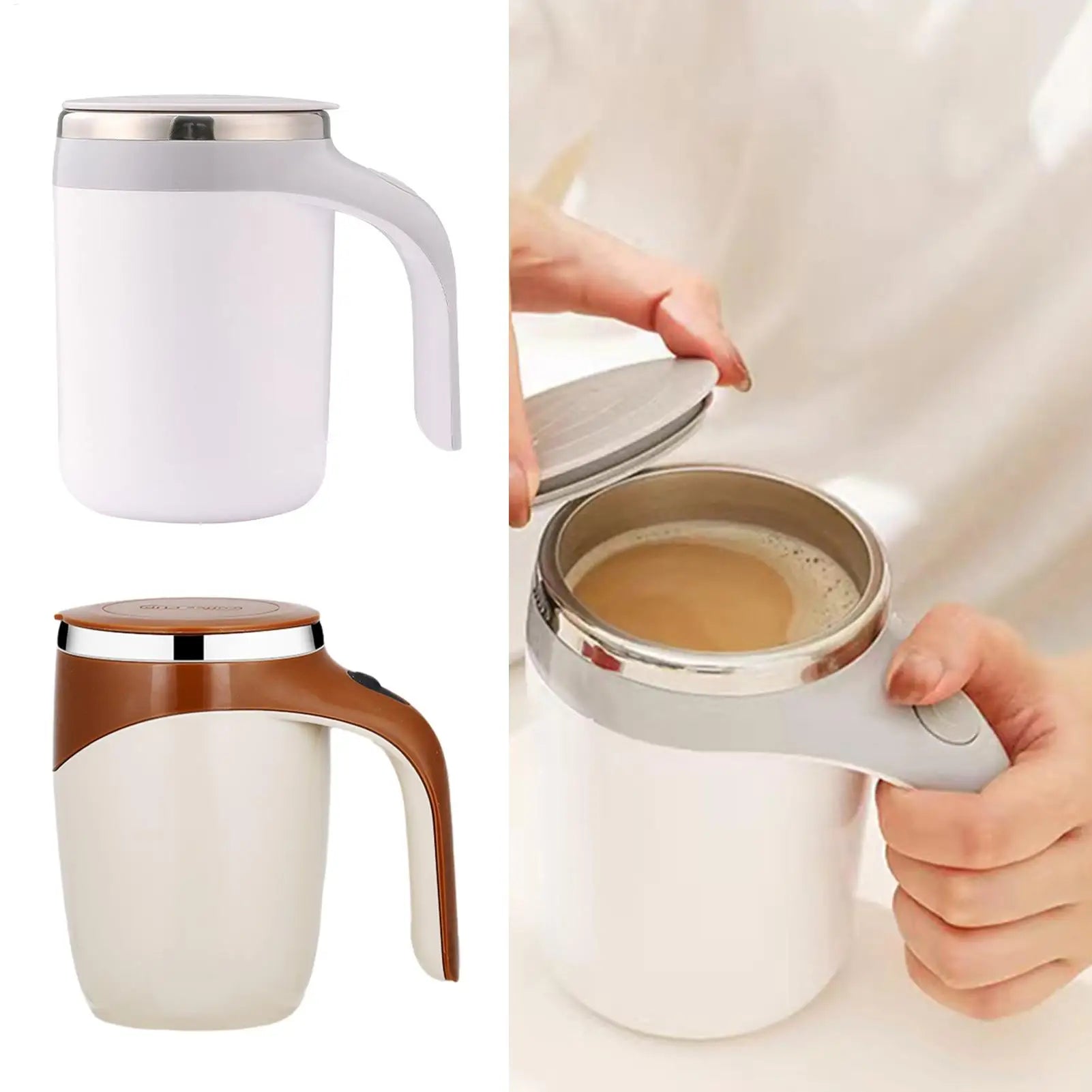 URGGU Self-Stirring Coffee Mug 380ml – Rechargeable Magnetic Cup