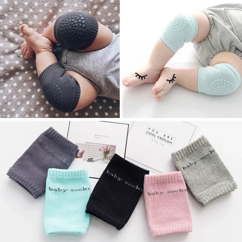 1/2 Pairs Baby Knee Pad Kids Safety Crawling Elbow Cushion Infant Toddlers Baby Leg Warmer Knee Support Protector Pads Oasis Select