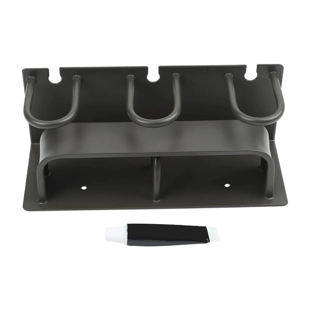 Wall Mounted Aluminum Toothbrush Holder – 3 Slot Organizer Toothbrush Holder Oasis Select