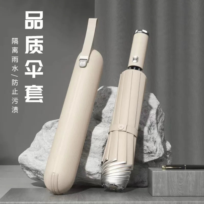 Fully automatic enlarged umbrella reinforced windproof rainstorm reverse folding car mounted business double sunny umbrella Oasis Select