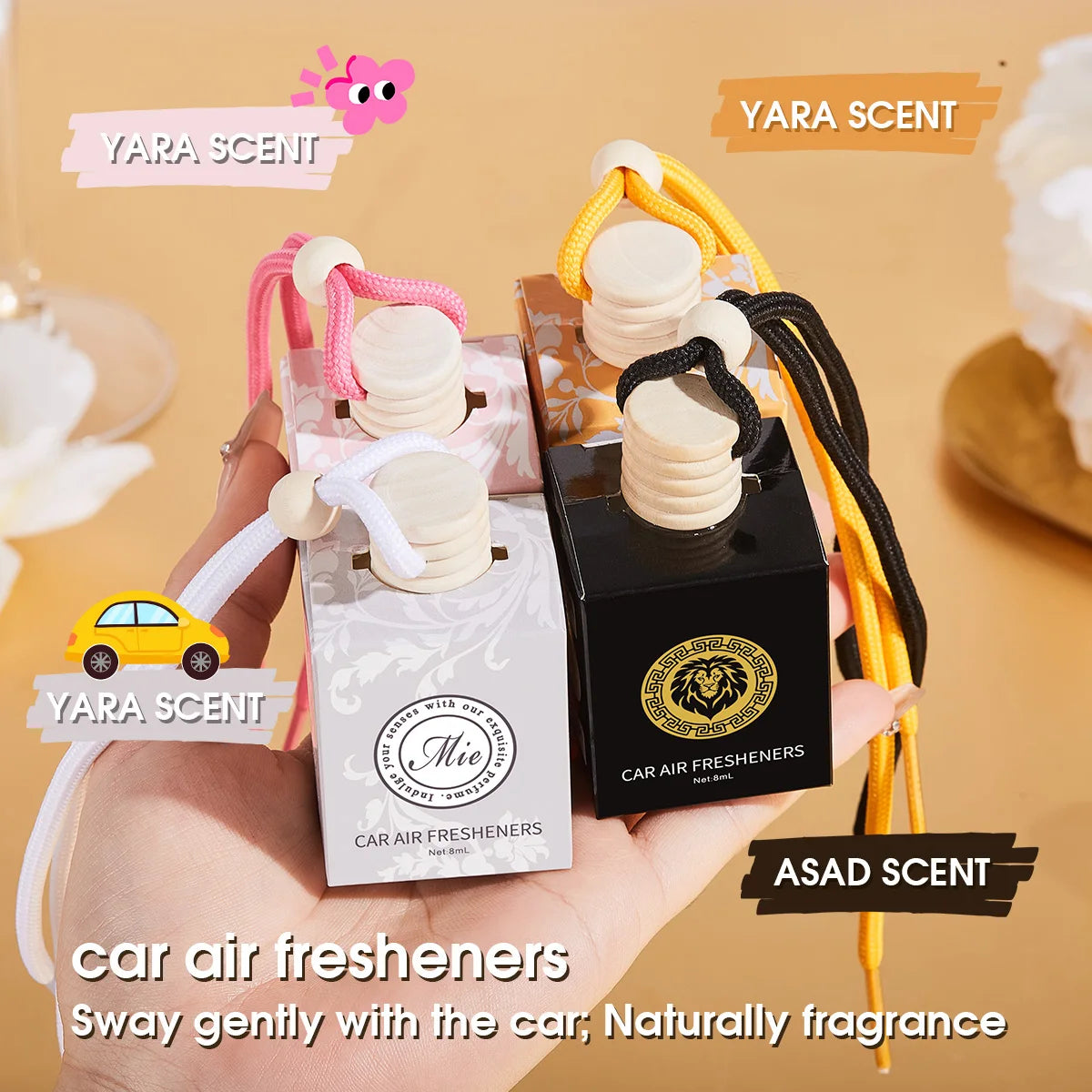 FORMBO Car Air Freshener – Long-Lasting Liquid Fragrance 8ml Car Air Freshener Oasis Select