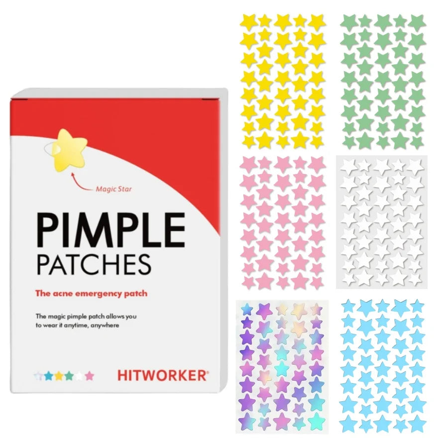 Star shaped hydrocolloid acne patch 240/480 tablets/box, non irritating absorption acne patch, effectively removes secretions Oasis Select 240pcs