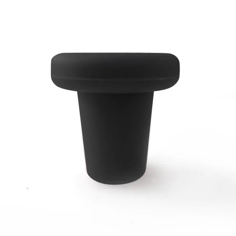 1/2/3/4pcs Silicone Bottle Stoppers Creative Wine Stoppers Bottle Caps Bar Preservation Tools Safe Healthy Home Bar Accessories Oasis Select black