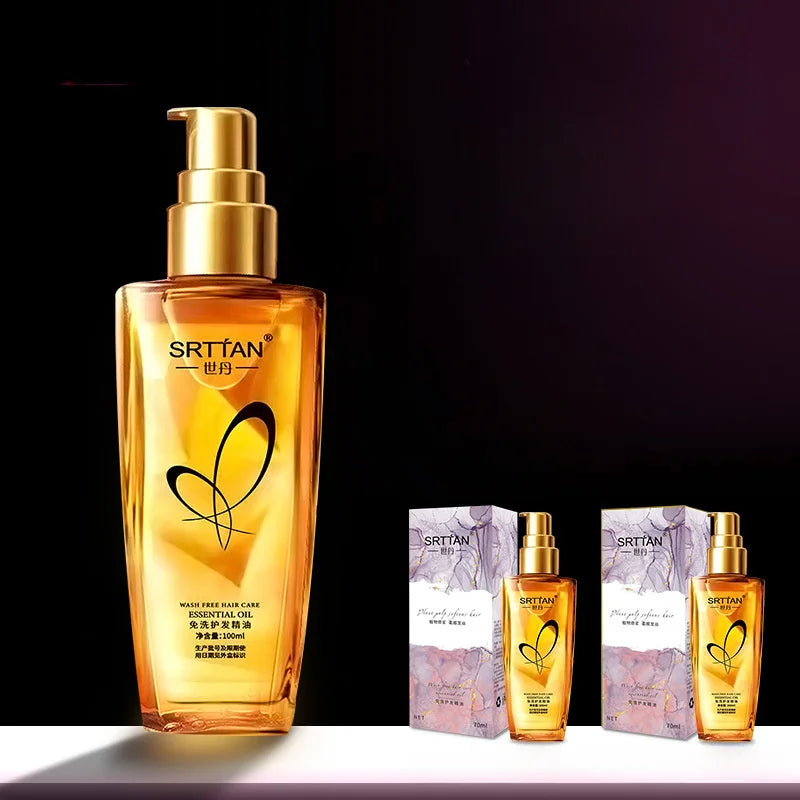 No Wash Hair Care Essential Oil, Soft Hair Care, No Wash Non Greasy, Hair Oil, Suitable for All Hair Types Oasis Select