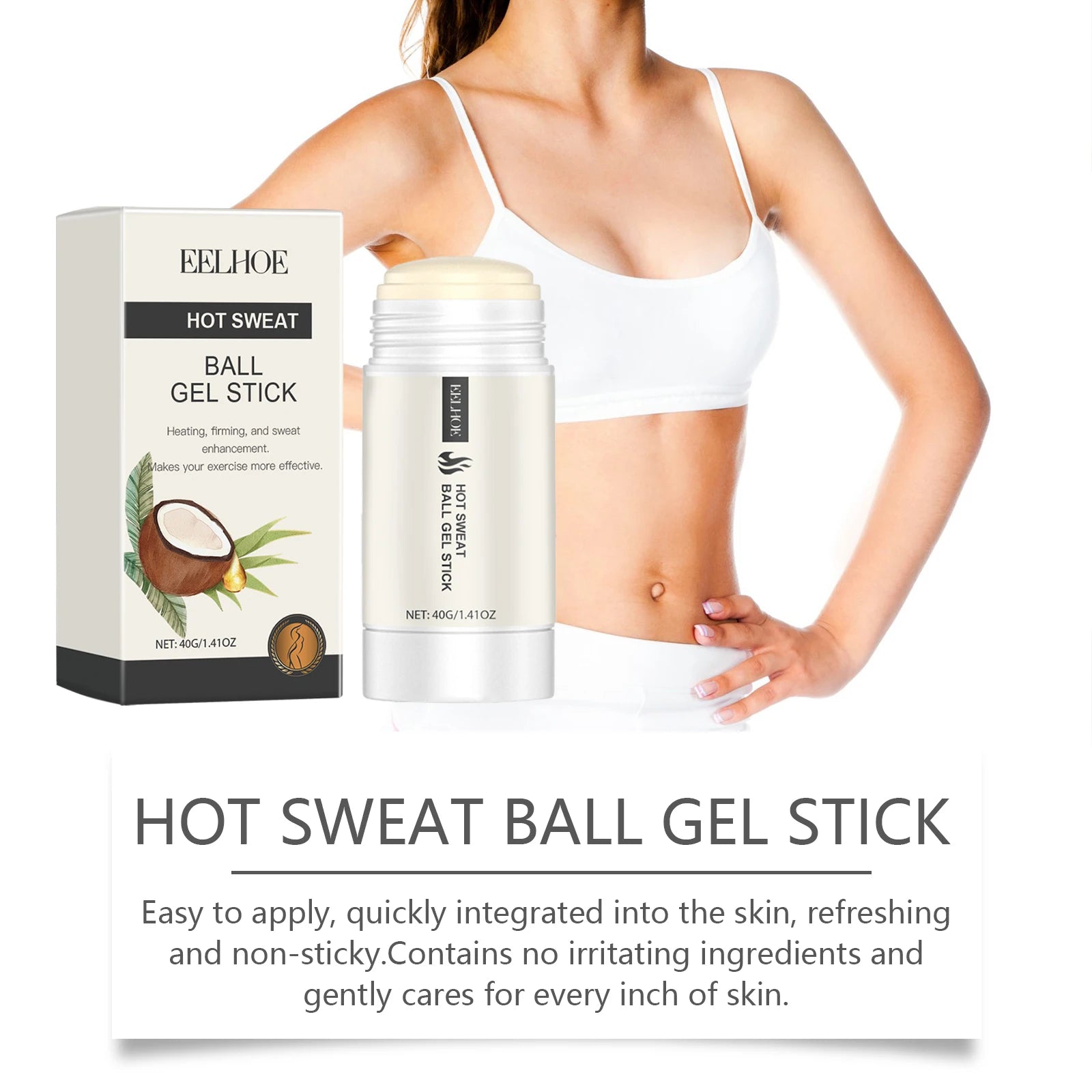 EELHOE Sweat Enhancer Slimming Stick – Anti-Cellulite Body Sculpt Slimming Body Stick Oasis Select