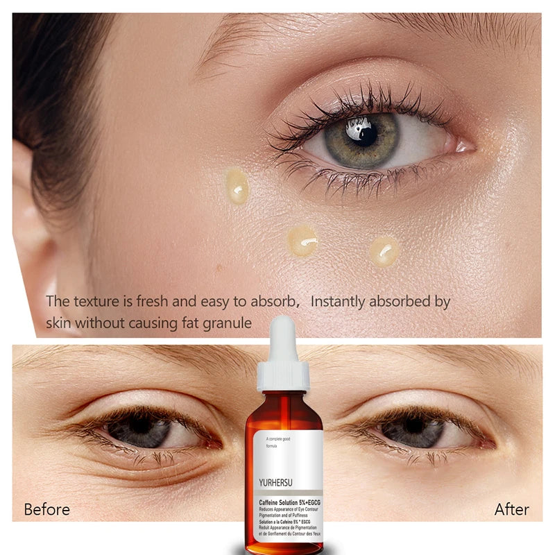 YURHERSU Caffeine Eye Serum – Depuff & Revitalize Eyes Eye Serum Oasis Select 30ml