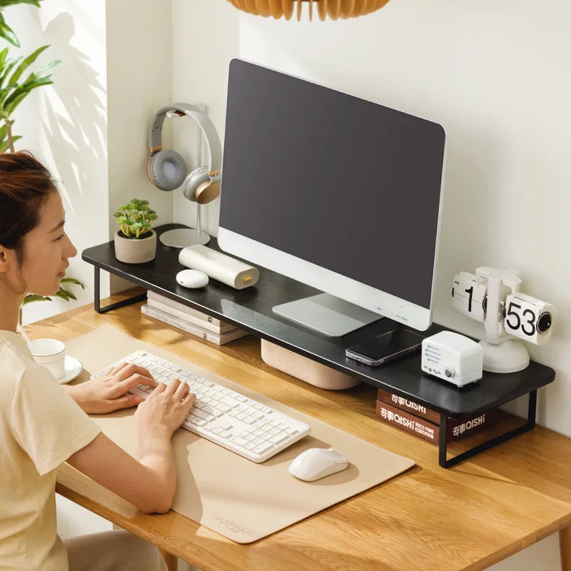 Desktop computer heightening rack Office desktop storage rack Monitor lifting rack Base bracket Raising shelf Oasis Select