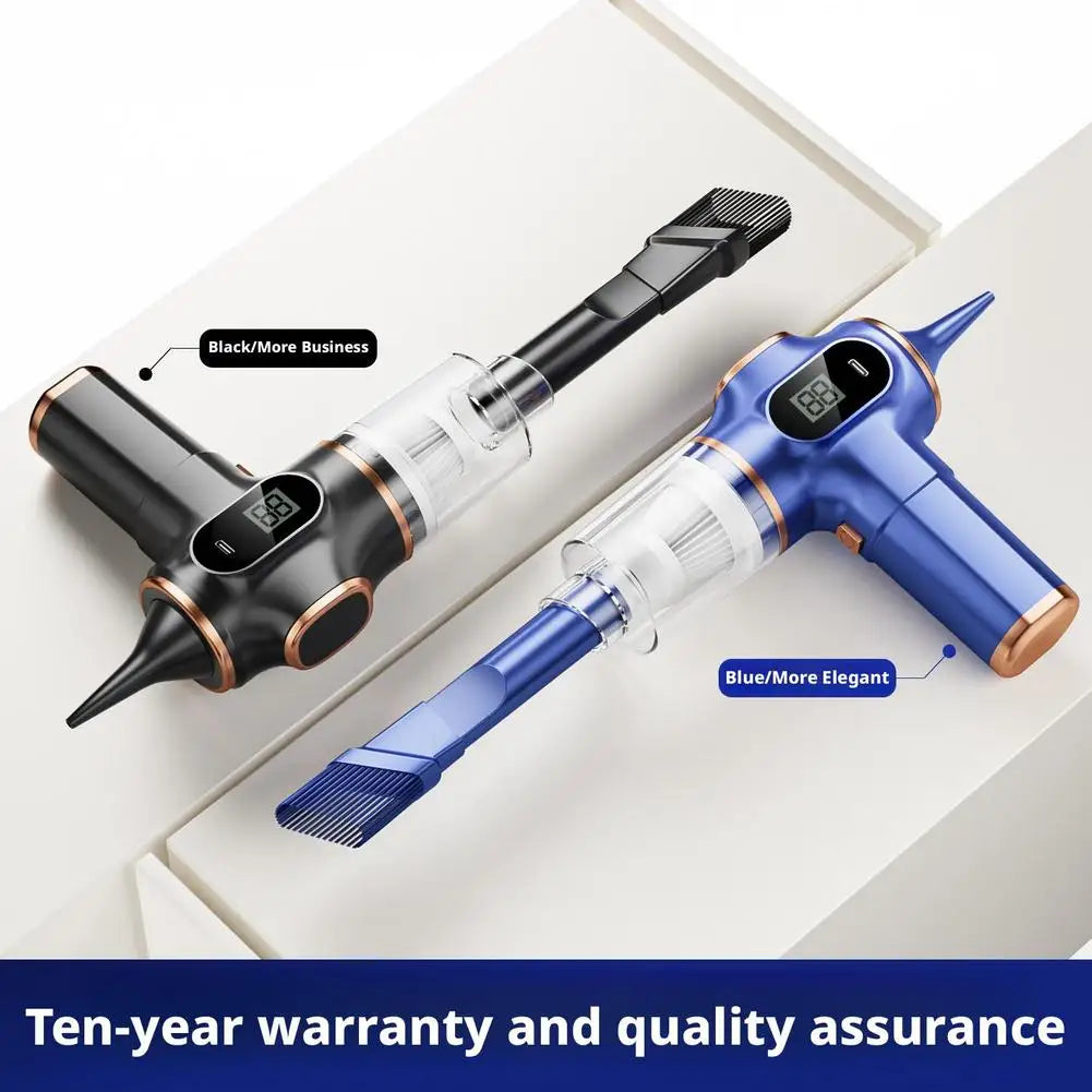 120W Wireless Car Vacuum Cleaner – 9000Pa Handheld Cordless