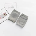 1/2 Pairs Baby Knee Pad Kids Safety Crawling Elbow Cushion Infant Toddlers Baby Leg Warmer Knee Support Protector Pads Oasis Select gray