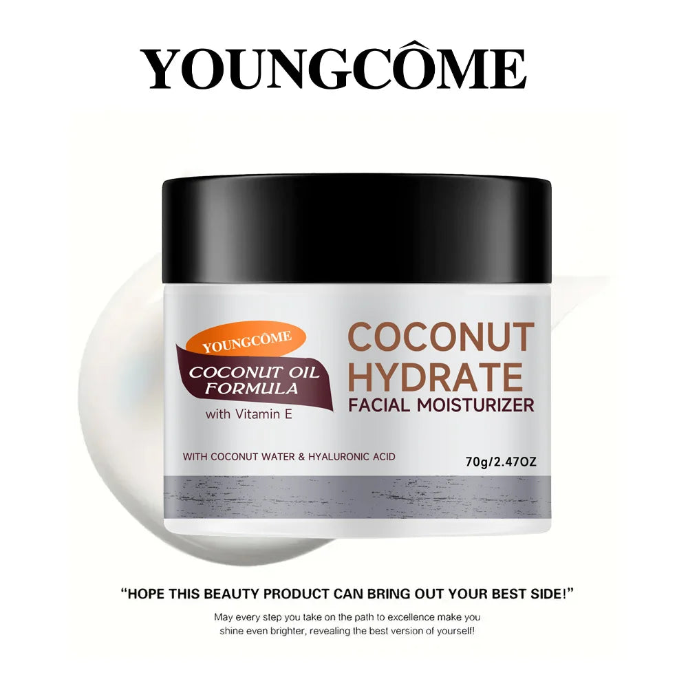 YOUNGCOME Coconut & Vitamin E Face Cream | Deep Hydration