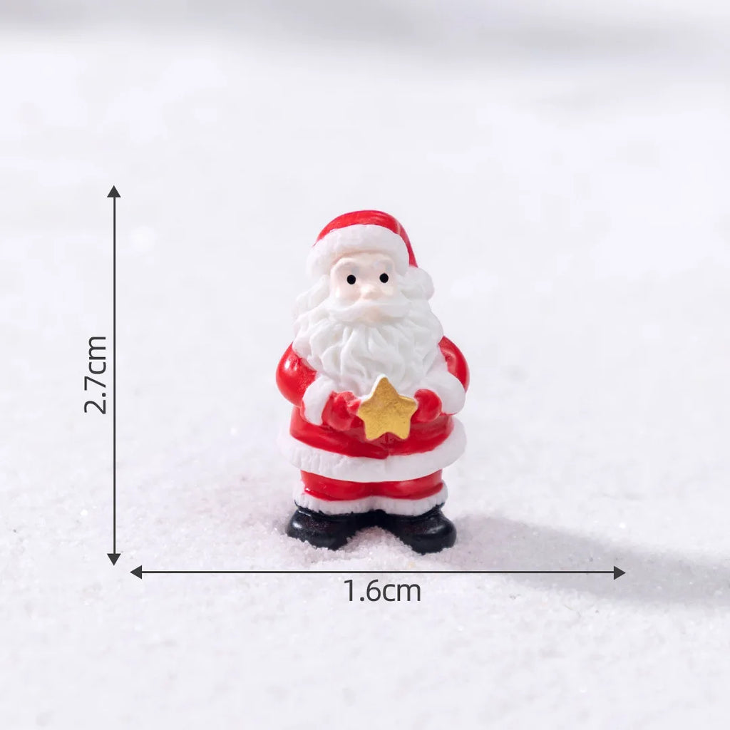 Mini Christmas Decorations For Home Santa Claus Snowman Christmas Tree Reindeer Doll Ornaments Home Decor New Year Child Gifts Oasis Select B