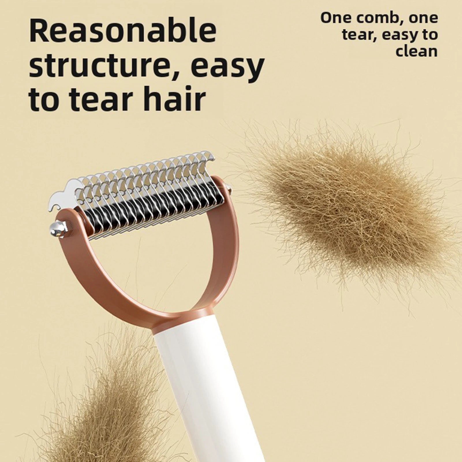 2-in-1 Pet Grooming Brush & Lint Roller for Dogs & Cats