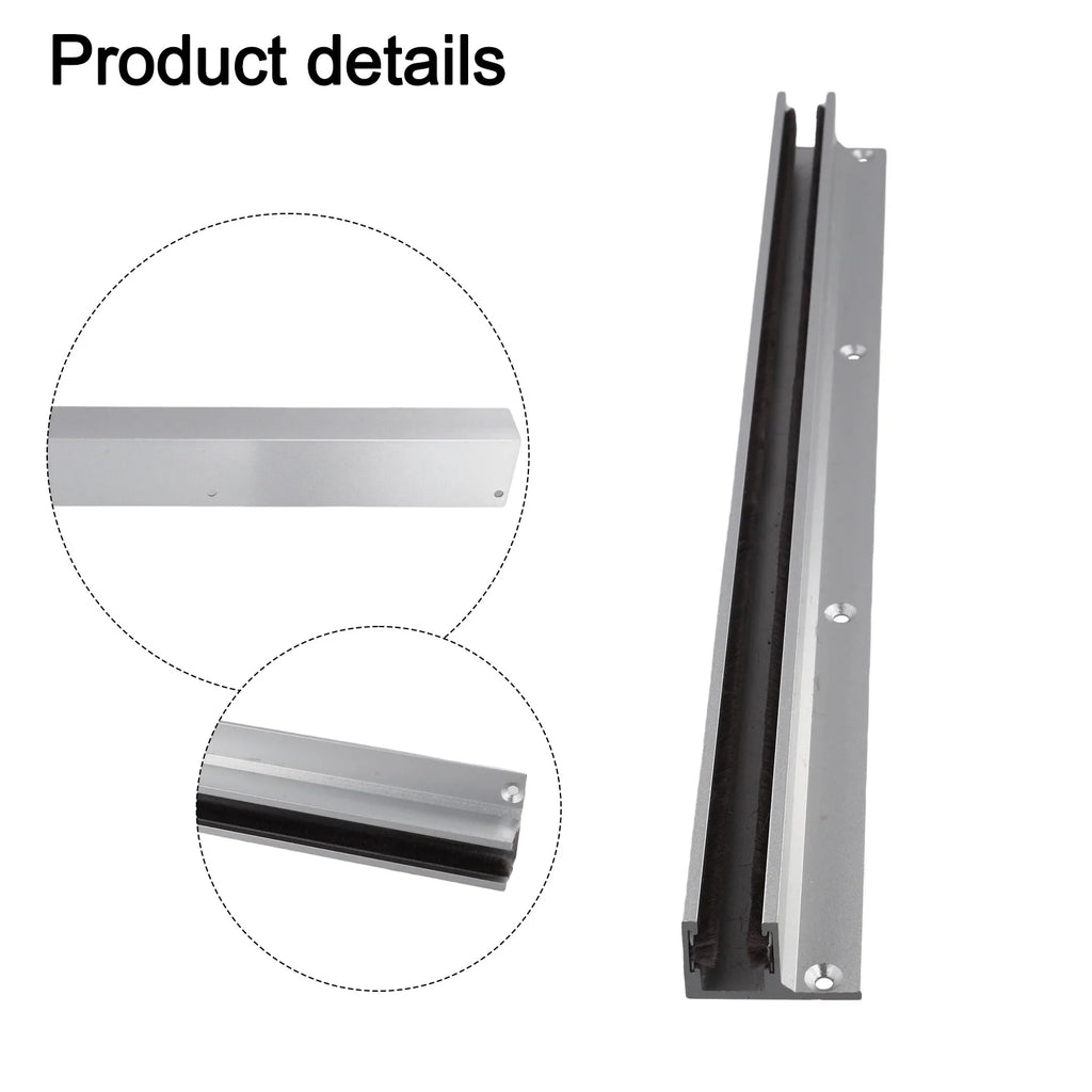 Sliding Door Floor Guide with Plush Lining to Minimize Noise and Zinc Alloy Base for Strong Glass Door Support Oasis Select