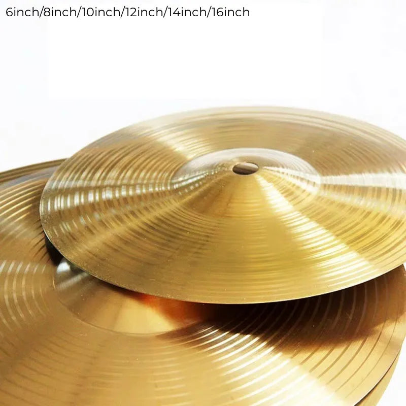 6Inch Drum Brass Cymbals Percussion Splash Crash Hi-Hat Cymbal Jazz Drum Musical Instrument Accessories Oasis Select