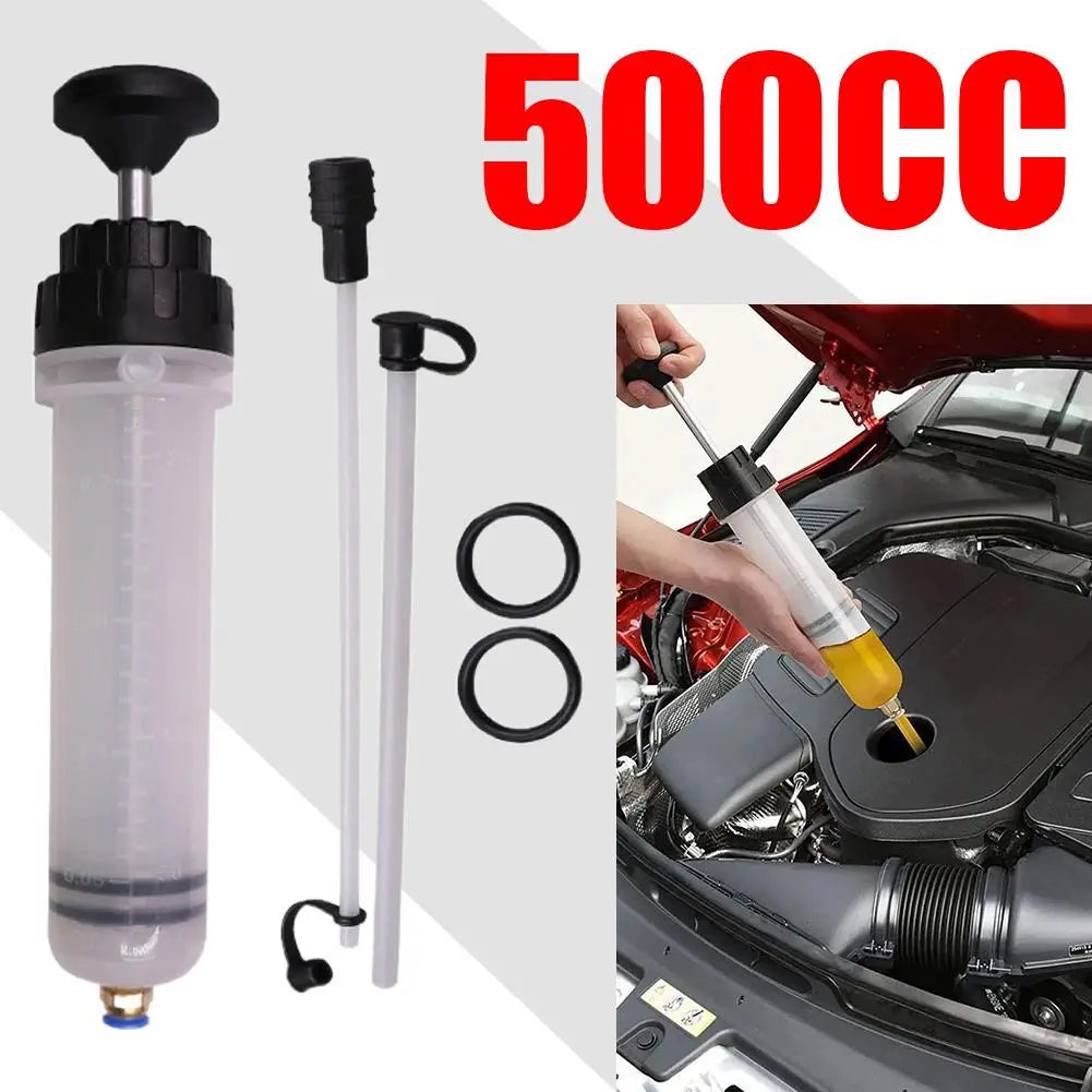 Manual Car Fluid Extractor Pump – 500ml Oil & Fuel Transfer Fluid Extractor Pump Oasis Select