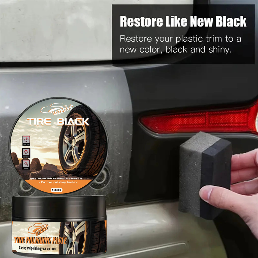 Car Tire Wax Brightener & Glaze – Shine, Protect & Anti-Age