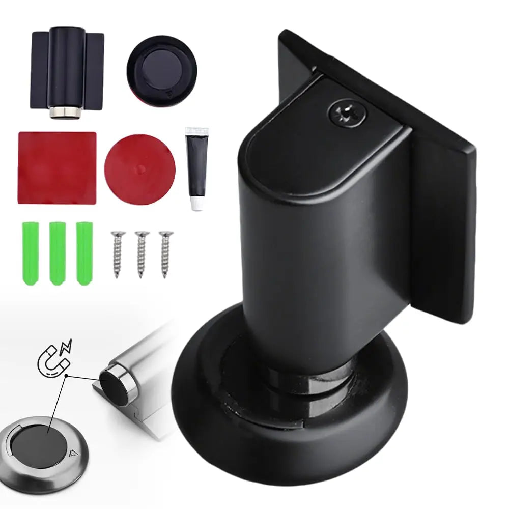 2026 New Magnetic Door Stopper - Heavy Duty No Drill Invisible Door Wedge for Bottom of Door, Keep Doors Open Oasis Select 3