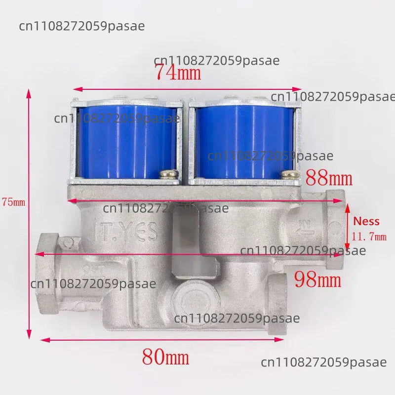 24V Self-Priming Oven Solenoid Valve KG11-25AS/BS