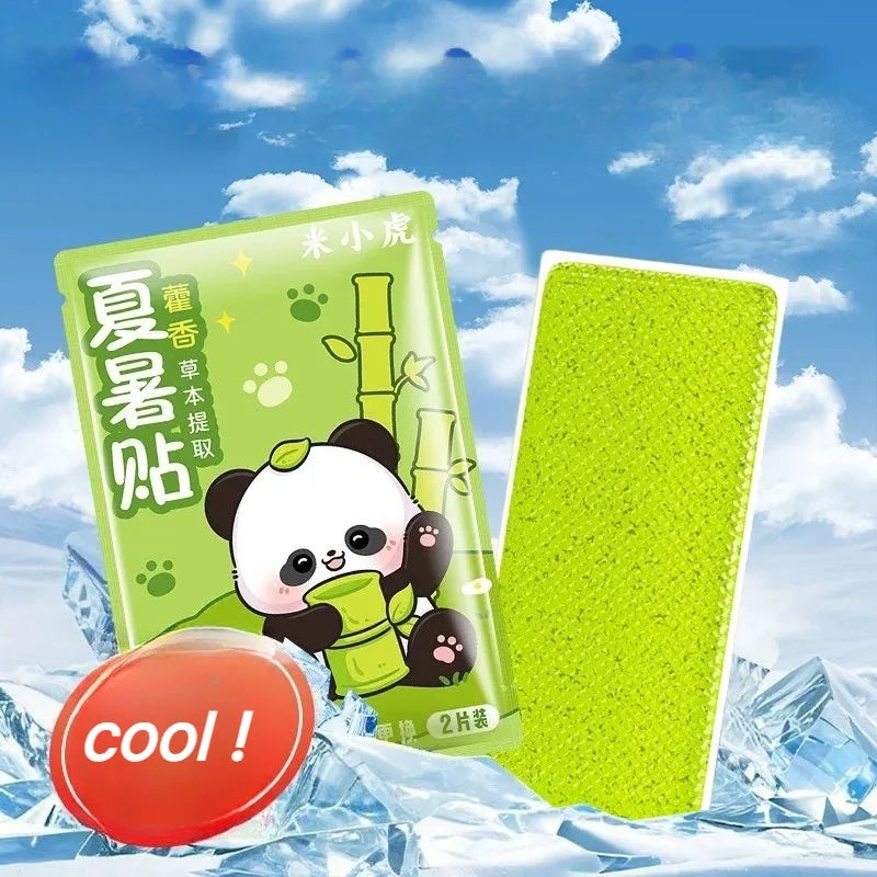 10Pcs Herbal Fast Cooling Patches Quick Temperature Drop Body Cool Stickers For Outdoor Travel Summer Heat Relief Daily Care Oasis Select
