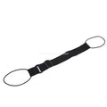 Elastic Adjustable Luggage Strap, Bungee Travel Security Belt, for Carry On, Secure Baggage Transport Oasis Select Black 2pcs