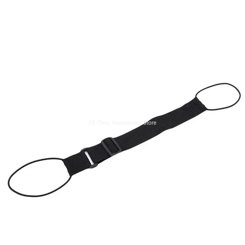 Elastic Adjustable Luggage Strap, Bungee Travel Security Belt, for Carry On, Secure Baggage Transport Oasis Select Black 2pcs