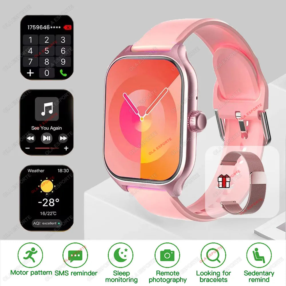 Ola Esporte Smartwatch GPS Bluetooth Call Heart Rate IP68