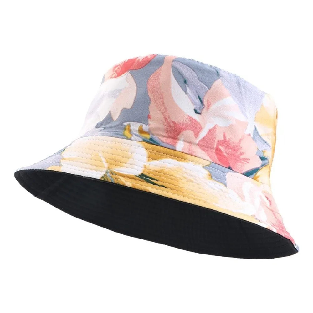 Unisex Design Reversible Brushed Printed Hat Bucket Style Printed Bucket Hat Beach Sun Protect Hat Outdoor Travel Oasis Select DoubleSide-8